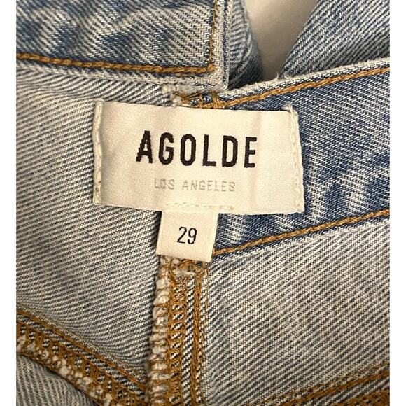 AGOLDE Criss Cross Upsized Suburbia Jeans in Light Wash size 29 - Picture 6 of 6